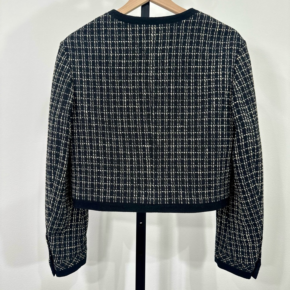 Matin Kim Tweed Cropped Jacket – Size S - Picture 2 of 8